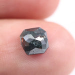 1.28 Ct natural green cushion cut diamond loose rare fancy color elegant stone for custom engagement ring