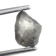 1.57 carat grey raw natural diamond stone for a handmade gold ring setting