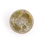 1.35 ct salt and pepper natural diamond round Rose cut grey Included rustic loose gemstone 