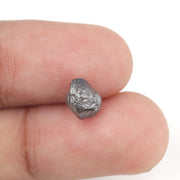 grey raw diamond stone for floral ring setting