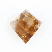 0.39 Ct kite cut brown grey natural diamond with sharp angles and modern luxury appeal