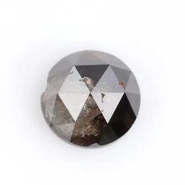 1.06ct grey black natural diamond rose cut rustic included loose diamond For handmade jewelry