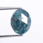 1.34 Ct natural blue oval cut diamond loose rare fancy color elegant stone for custom engagement ring