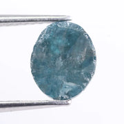 1.34 Ct natural blue oval cut diamond loose rare fancy color elegant stone for custom engagement ring