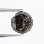 1.06ct grey black natural diamond rose cut rustic included loose diamond For handmade jewelry