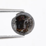 1.06ct grey black natural diamond rose cut rustic included loose diamond For handmade jewelry