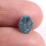 1.34 Ct natural blue oval cut diamond loose rare fancy color elegant stone for custom engagement ring