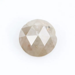 1.48 ct light brown champagne natural diamond rose cut lncluded loose diamond for jewelry making