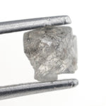 1.13 carat grey raw diamond stone for organic jewelry design