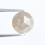 1.48 ct light brown champagne natural diamond rose cut lncluded loose diamond for jewelry making