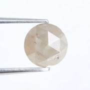 1.48 ct light brown champagne natural diamond rose cut lncluded loose diamond for jewelry making