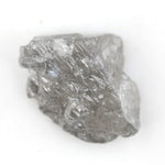 2.03 carat grey uncut diamond stone for organic ring setting