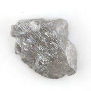 2.03 carat grey uncut diamond stone for organic ring setting