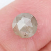 1.48 ct light brown champagne natural diamond rose cut lncluded loose diamond for jewelry making