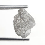 2.03 carat grey uncut diamond stone for organic ring setting