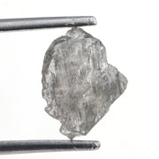 2.03 carat grey uncut diamond stone for organic ring setting