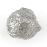 grey raw diamond for floral engagement ring setting