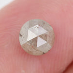 1.07 Ct Natural Champagne Tone Diamond Round Rose Cut Included Loose Gemstone 