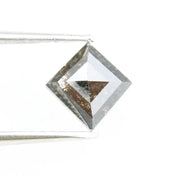 0.62 Ct kite cut natural diamond with mixed earthy tones and geometric precision for contemporary jewelry