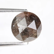 1.09ct grey brown natural diamond rose cut rustic Included loose diamond 