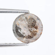 1.09ct grey brown natural diamond rose cut rustic Included loose diamond 