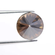 2.05 Ct Brown Round Cut Lab Grown Diamond loose premium quality stone for custom jewelry