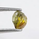 0.26ct yellow colored raw daimonds natural rough gemstone