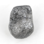 1.29 carat grey raw diamond stone for earth inspired jewelry design