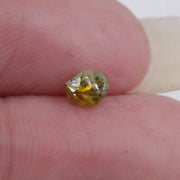 0.26ct yellow colored raw daimonds natural rough gemstone