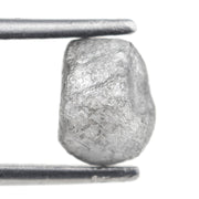1.29 carat grey raw diamond stone for earth inspired jewelry design