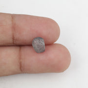 1.29 carat grey raw diamond stone for earth inspired jewelry design