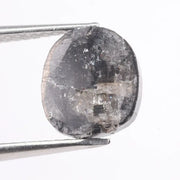 Natural black diamond ring featuring deep rich color and modern setting. Earth-mined fancy color diamond ideal for unique engagement or fashion ring.