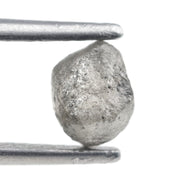 1.08 carat grey raw diamond stone for rustic nature ring design