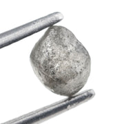 1.08 carat grey raw diamond stone for rustic nature ring design
