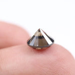 2.05 Ct Brown Round Cut Lab Grown Diamond loose premium quality stone for custom jewelry
