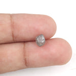 1.08 carat grey raw diamond stone for rustic nature ring design
