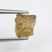0.82 ct yellow colored unpolished diamonds unique loose gemstone for jewelry