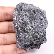 polished black moissanate stone ideal for engagement rings and statement jewelry