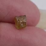 0.82 ct yellow colored unpolished diamonds unique loose gemstone for jewelry