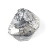 1.34 carat grey raw diamond stone for leaf ring setting