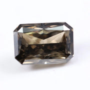 2.04 carat brown radiant cut lab grown diamond loose stone for custom Wedding ring or designer jewelry