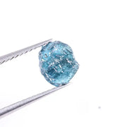 2.18 Ct Natural Blue Rough Diamond Loose Uncut Irregular Shape Diamond for Jewelry