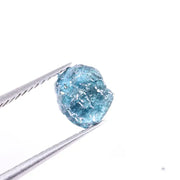 2.18 Ct Natural Blue Rough Diamond Loose Uncut Irregular Shape Diamond for Jewelry