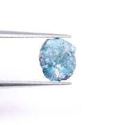 2.18 Ct Natural Blue Rough Diamond Loose Uncut Irregular Shape Diamond for Jewelry