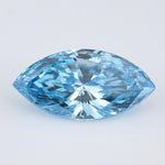 blue colour lab grown marquise diamond blue diamonds ring