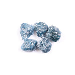 Rare deep blue diamond set in a custom ring, highlighting brilliance and luxury.