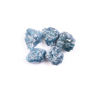 Rare deep blue diamond set in a custom ring, highlighting brilliance and luxury.