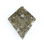 0.89 Ct kite cut natural diamond with brown grey blend and bold geometric silhouette for statement jewelry