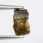 0.56 ct yellow uncut diamond unique sparkling rough diamond