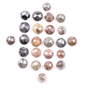 5.33 Ct Natural Mixed Color Loose Diamond Lot, Rustic Round Cut Stones for Custom Jewelry & Handmade Wedding Rings